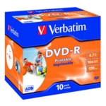 Verbatim DVD-R Jwl Cs Print Pk10