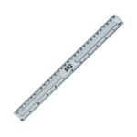 Clear Ruler 30 cm Pack of 20