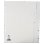 Np Index 1-5 Polyprop White