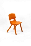 Postura Plus Posture Chair 430mm H Tangerine Fizz