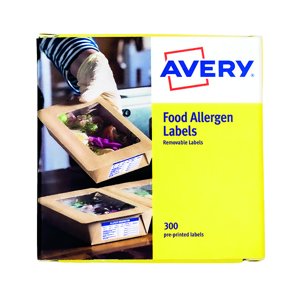 Avery Print Allerg Food Labels Pk300