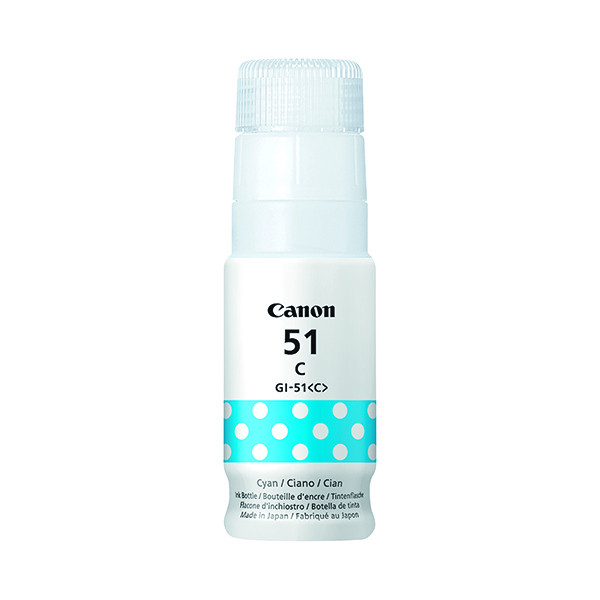 Canon GI-51 Cyan Ink Bottle