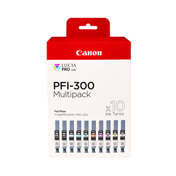 Canon PFI-300 Multipack Ast Pk10