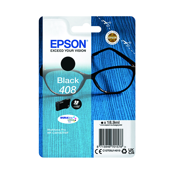 Epson 408 Ink Cartridge Black