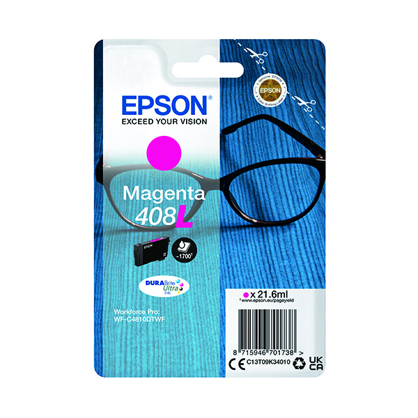 Epson 408L Ink Cartridge HY Magenta