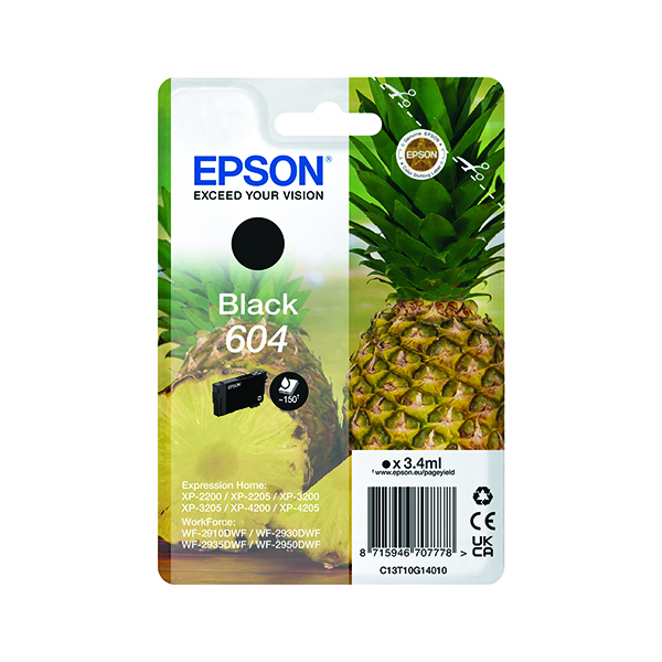 Epson 604 Ink Cartridge Black
