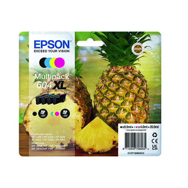 Epson 604XL Ink Cartridge HY CMYK