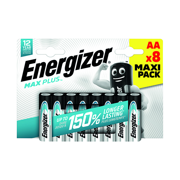 Energizer Max Plus AA Battery Pk8