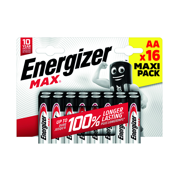 Energizer Max AA Battery Pk16