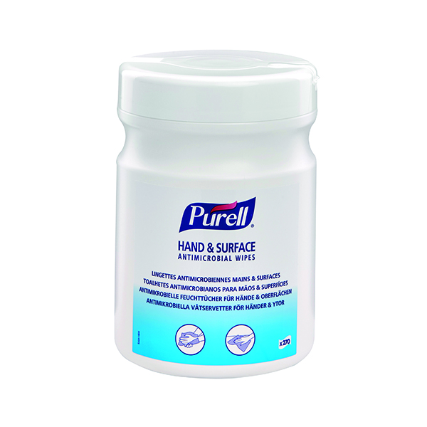 Purell Antimicrobial Wipes Tub Pk270