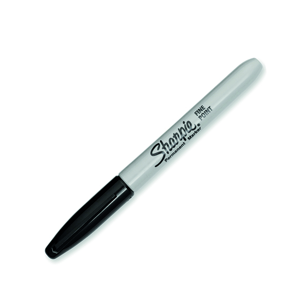 Sharpie Perm Markers Fine Black Pk24