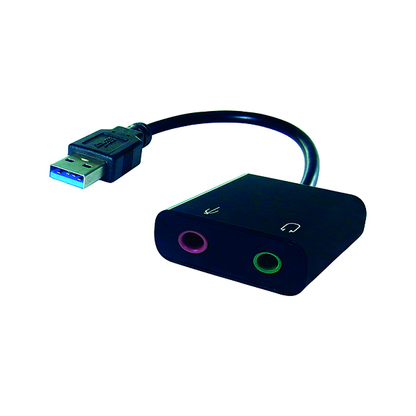Connekt Gear USB-A to 2x3.5mm Jack