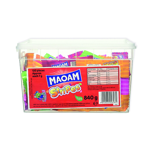 Haribo Maoam Stripes Sweets 840g