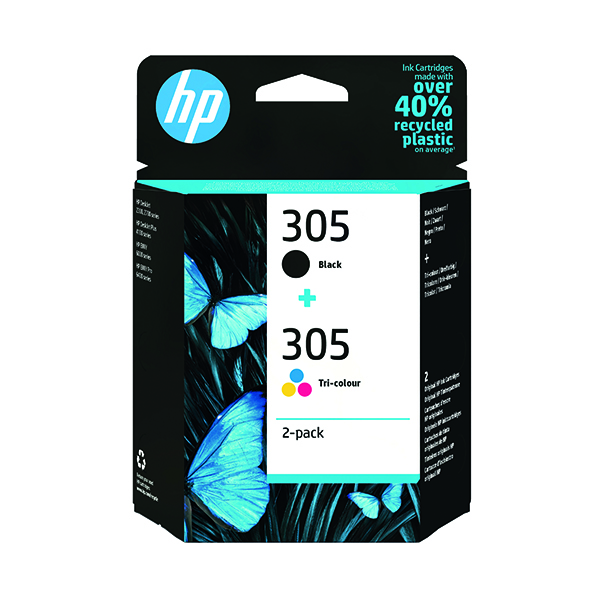 HP 305 Ink Twinpk Blk/Tri-Color CMY