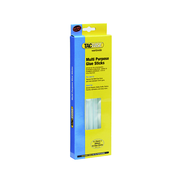Tacwise Glue Sticks 11.75x300mm Pk16