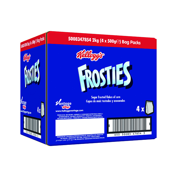 Kelloggs Frosties Bag 500g Pk4