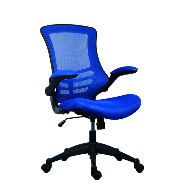 Jemini Marlos Chair Fdng Arms Blue