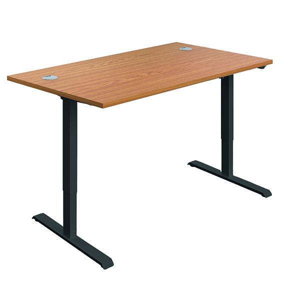 Jemini Sit/Stand Desk 1400x800 NOak