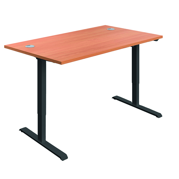 Jemini Sit/Stand Desk 1200x800mm Bch