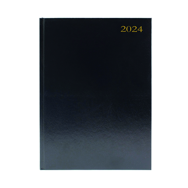 Desk Diary DPP A4 Black 2024