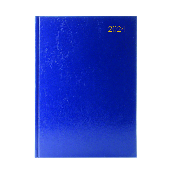 Desk Diary DPP A4 Blue 2024