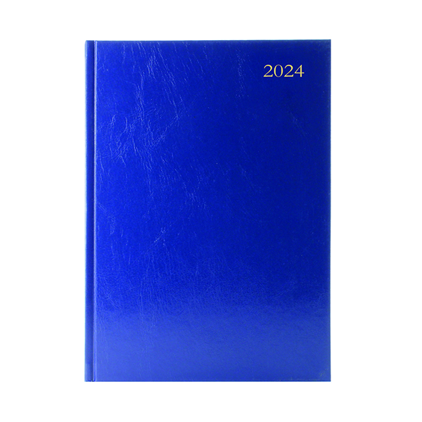 Desk Diary WTV A5 Blue 2024