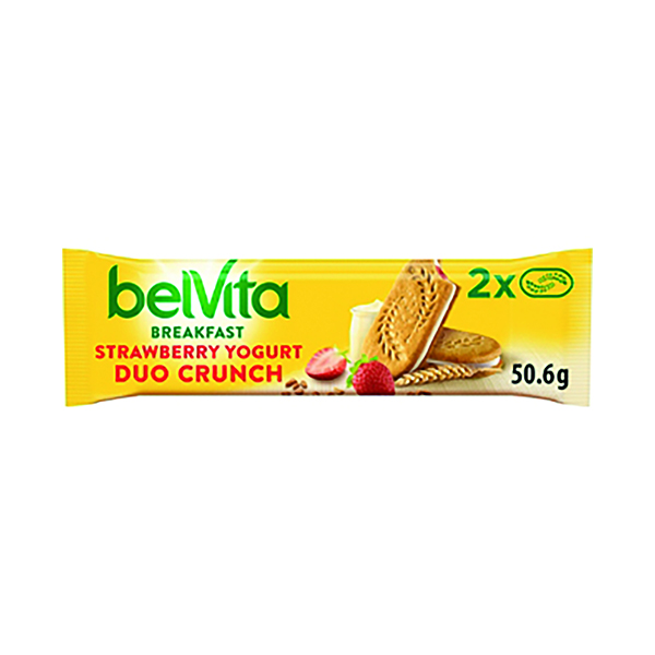 Belvita Strawb Duo Bars 50.6g Pk18