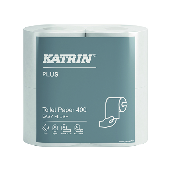 Katrin Plus Toilet Roll 400Sh/R Pk20
