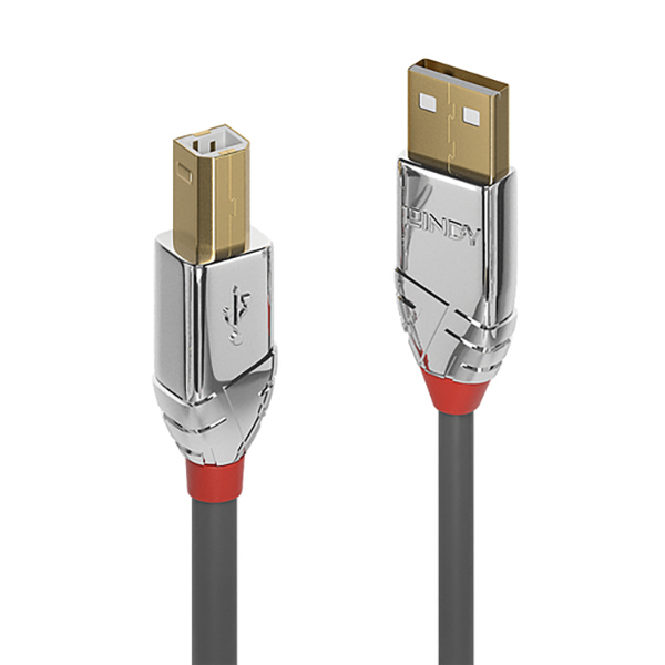 Lindy USB 2.0 A to B Cable 5m Grey