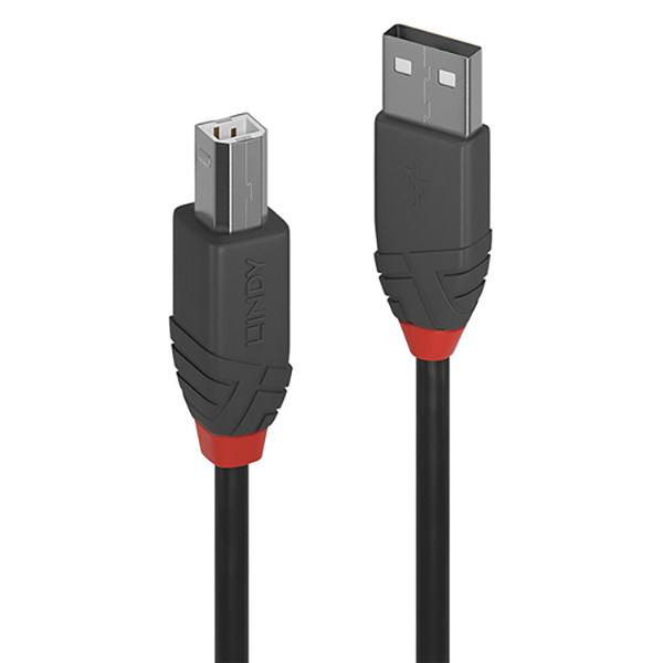 Lindy USB 2.0 A to B Cable 3m Blk