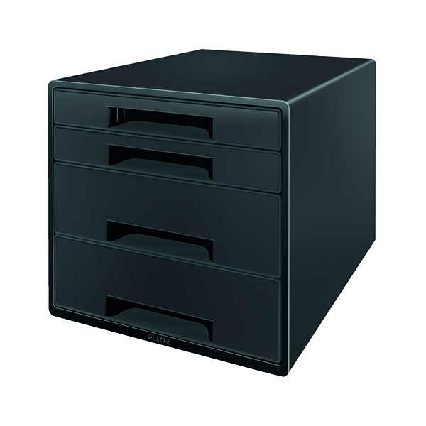 Leitz Recycle 4 Drawer Cabinet Black