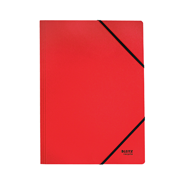 Leitz Recycle Folder Elas A4 Red P10