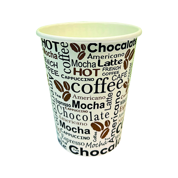 Cup 12oz 35cl Hot Drink Pattern Pk50