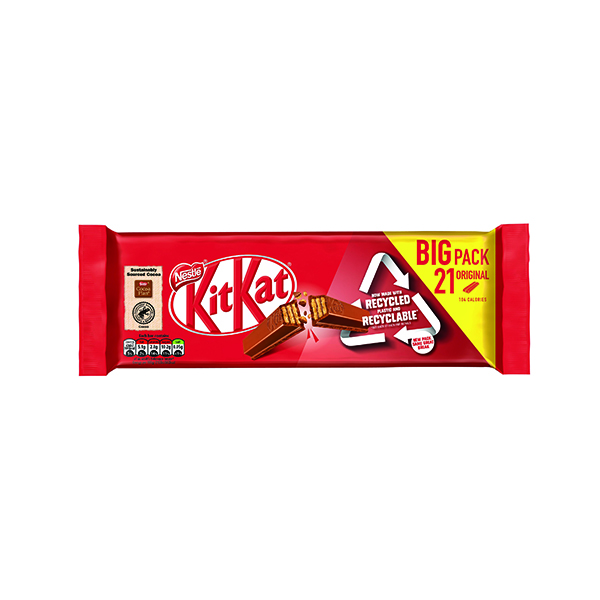 Nestle KitKat 2 Finger Milk Chc Pk21