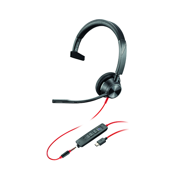 Poly Blackwire 3315 Monaural Headset