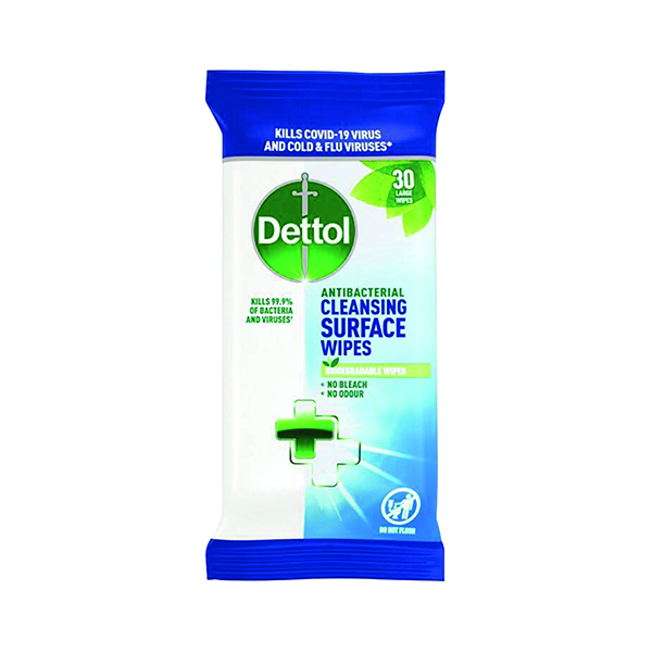 Dettol Antibac Clnsing Wipes x30 P10