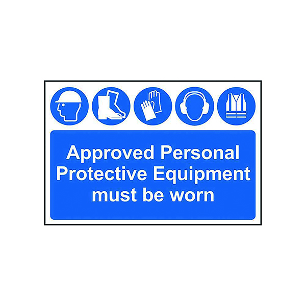 Spectrum Sign Apprv PPE Must Be Worn