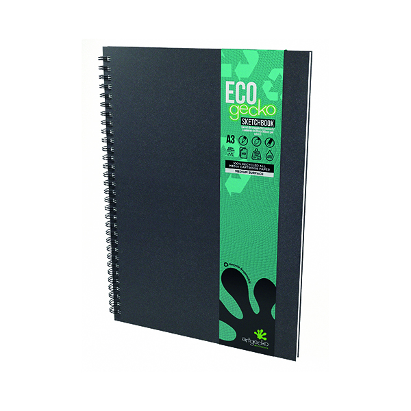 Eco Gecko W/bnd Skchbook A3 Por 40Sh