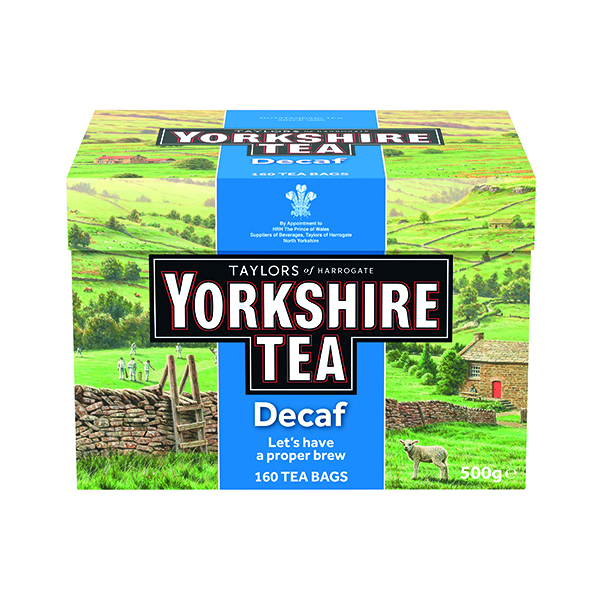 Yorkshire Tea Bags 160 Decaff