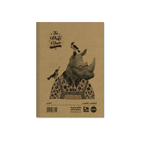 Rhino Recy Casebnd Book 160P A4 Pk5