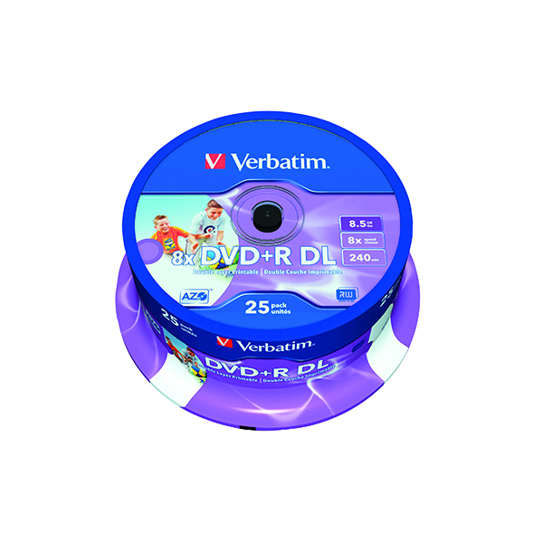 Verbatim DVD-R DL WP Spindle Pk25