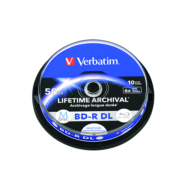 Verbatim M-Disc BD-R DL 50GB Pk10
