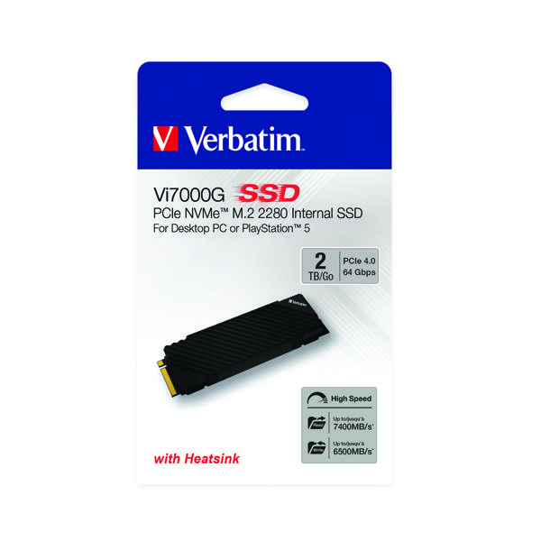 Verbatim Vi7000G M2 PCIe NVMe SSD2TB