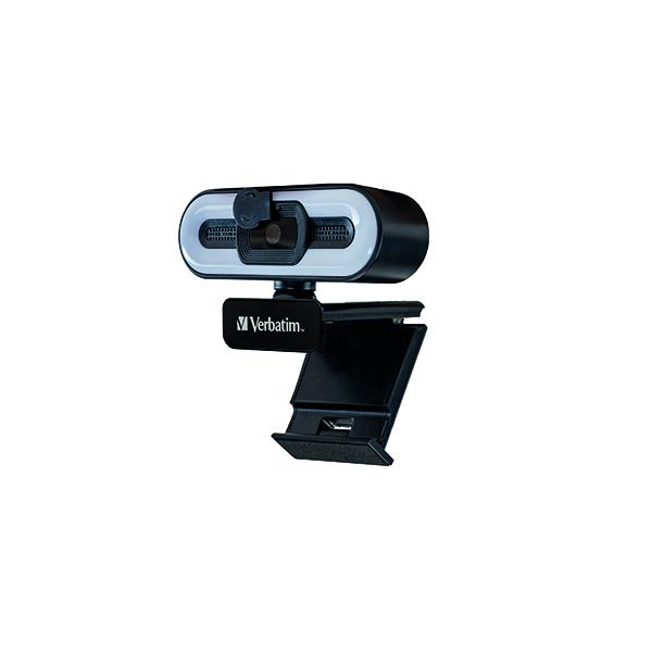 Verbatim AWC-02 FHD Webcam Mic/Light