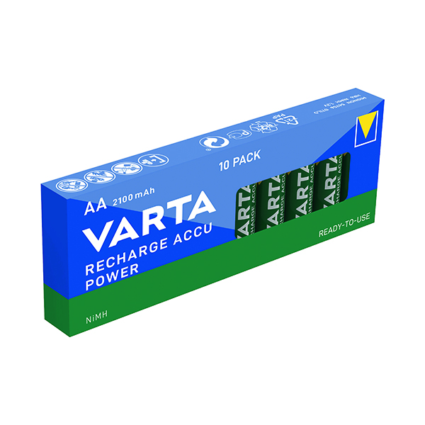 Varta Rechargeable Batteries AA Pk10